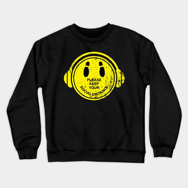 Please keep your social distance Crewneck Sweatshirt by Aldebaran